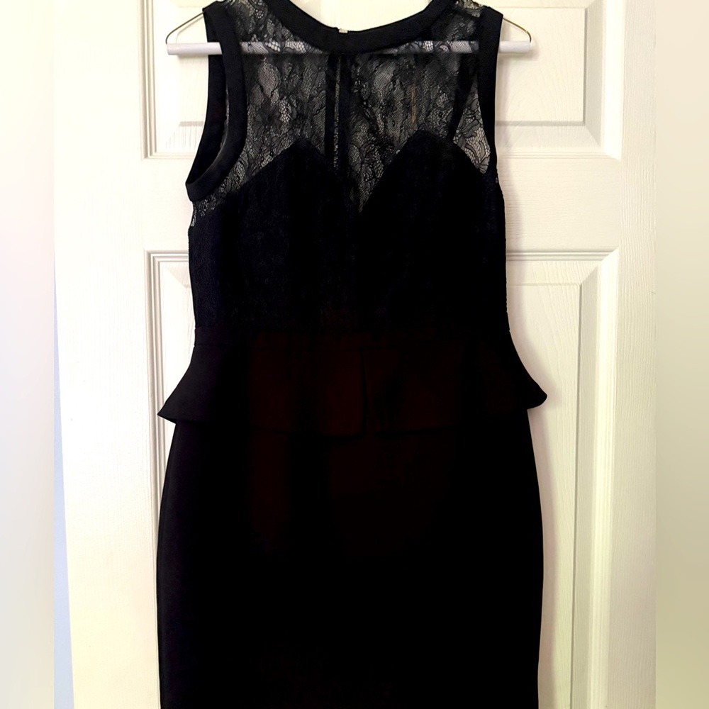 Elegant Black Lace Dress